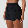 Borg Loose Pantaloncini Donna-Nero
