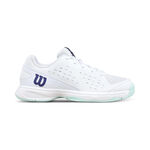 Scarpe da tennis Wilson Wilson Rush Pro Jr Scarpa per tutte le superfici Bambini-bianco, turchese