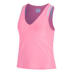 Abbigliamento Lucky in Love Lucky in Love Shimmer V-Neck Canottiera Donna-Rosa