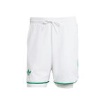 Abbigliamento adidas adidas 7in Pantaloncini Uomini-Bianco,Verde