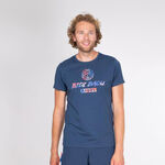 Abbigliamento BIDI BADU BIDI BADU Ugonna Lifestyle Maglietta Uomini-Blu Scuro