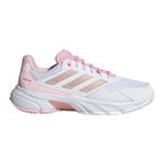 Scarpe da tennis adidas adidas CourtJam Control Scarpa per tutte le superfici Donna-bianco, rosa