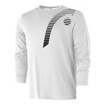 Abbigliamento HEAD HEAD Club 22 Cliff Manica Lunga Uomini-Bianco,Nero