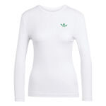 Abbigliamento adidas adidas 3/4 Pro Manica Lunga Donna-Bianco