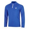 Big Serve 1/4 Zip Manica lunga Uomini - blu, bianco