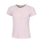 Abbigliamento da tennis Quiet Please Quiet Please Mind Retriever Maglietta Ragazze-Lilla,Giallo