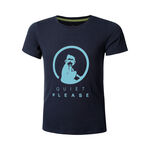 Abbigliamento Quiet Please Quiet Please Advantage Logo Maglietta Ragazzi-Blu Scuro