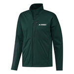 Abbigliamento adidas adidas Terrex XPR Softshell Giacca da corsa Uomini-verde