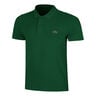 Regular Fit Blend Knit Polo Uomini-Verde