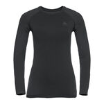 Abbigliamento Odlo Odlo Performance Warm Eco BI Top Crew Neck Manica Lunga Donna-Nero,Antracite