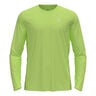 Zeroweight Chill-Tec Crew Neck Manica lunga Uomini - verde chiaro, 