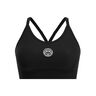 Crew Low Support Strappy Reggiseni Sportivi Donna-Nero