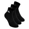 Essentials Ankle 3P Calzini da tennis - Confezione da 3 Unisex-nero