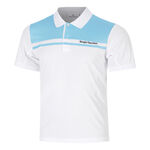 Abbigliamento da tennis Sergio Tacchini Sergio Tacchini Riflesso Polo Uomini - bianco, blu chiaro