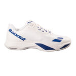 Scarpe da tennis Babolat Babolat Jet Mach 4 Scarpa per tutte le superfici Uomini - crema, blu scuro
