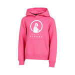 Abbigliamento Quiet Please Quiet Please Baseline Logo Felpa Con Cappuccio Ragazze-Rosa