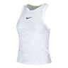 Court Dri-Fit Slam Canottiera Donna-Grigio Chiaro,Bianco