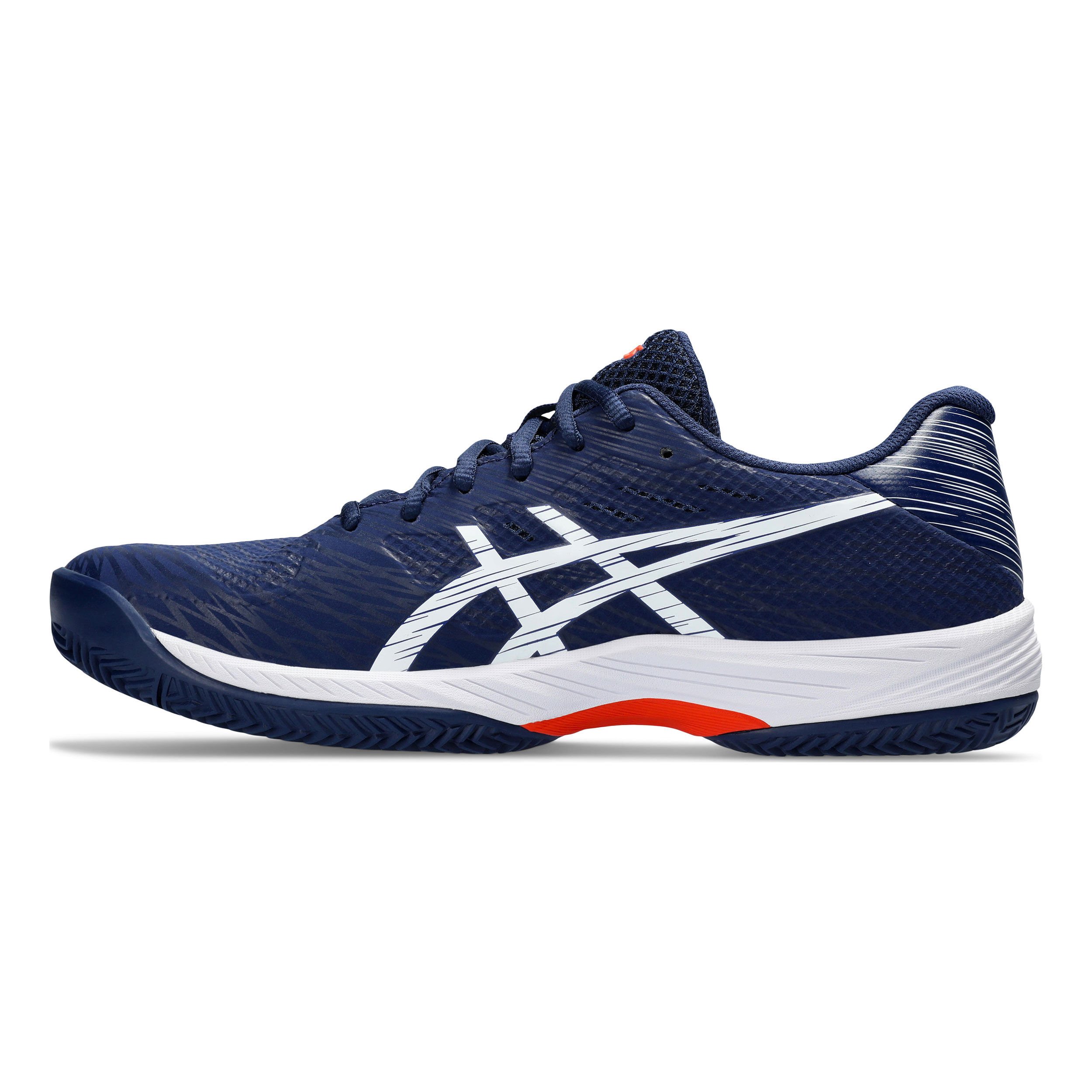 Buy ASICS Gel Game 9 Scarpa Per Terra Rossa Uomini Blu Scuro Bianco online Tennis Point CH