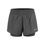 Abbigliamento Nike Nike Dri-Fit One Mid Rise 2in1 3in Pantaloncini Donna - grigio, nero