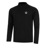Abbigliamento Quiet Please Quiet Please Big Serve 1/4 Zip Manica Lunga Uomini-Nero