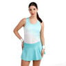 Crew Racerback Canottiera Donna-turchese, bianco