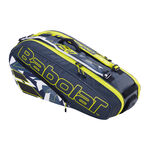 Babolat Babolat Pure Aero RH X 6 Borsa Per Racchetta-Antracite,Giallo