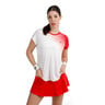 Crew Fade 2.0 Maglietta Donna-rosso, bianco
