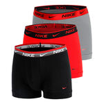 Abbigliamento Nike Nike Everyday Stretch Trunk Boxer Confezione da 3 Uomini - nero, rosso