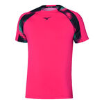 Abbigliamento Mizuno Mizuno Frontier Shadow Maglietta Uomini-Rosa,Multicolore