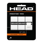 Overgrip HEAD HEAD Prestige Pro Confezione Da 3-Bianco