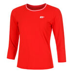 Abbigliamento Racket Roots Racket Roots Teamline Manica Lunga Donna-Rosso