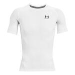 Abbigliamento Under Armour Under Armour Heatgear Comp Maglietta Uomini-Bianco,Nero