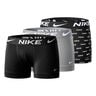 Dri-FIT Essential Micro Trunk Boxer Confezione Da 3 Uomini-Nero,Grigio