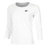 Teamline Manica Lunga Donna-Bianco