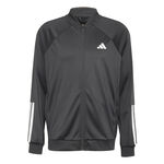Abbigliamento adidas adidas 3Stripes Knit Giacca da allenamento Uomini - nero, bianco