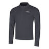 Pacer Flash Half-Zip Camicia da corsa Uomini - grigio scuro, 