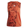 Paris MA Canottiera Donna-Arancione,Rosso