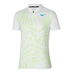 Abbigliamento Mizuno Mizuno Mugen Shadow Polo Uomini - bianco, lime