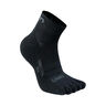 Runner'S Five Low Cut Calze Da Corsa Uomini-Nero