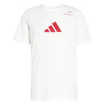 adidas adidas Category Graphic Maglietta Uomini-bianco