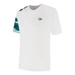 Abbigliamento da tennis Dunlop Dunlop Maglietta Uomini-bianco, verde scuro