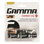 Overgrip Gamma Gamma Combat Confezione Da 3-Oliva,Grigio