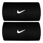 Abbigliamento Nike Nike Swoosh Classic Doublewide Polsino anti sudore Unisex - nero, bianco