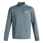 Abbigliamento Under Armour Under Armour Quarter Half-Zip Manica lunga Uomini - blu chiaro, 