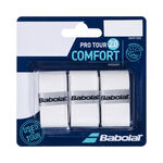 Overgrip Babolat Babolat Pro Tour 2.0 X3 Confezione Da 3-Bianco