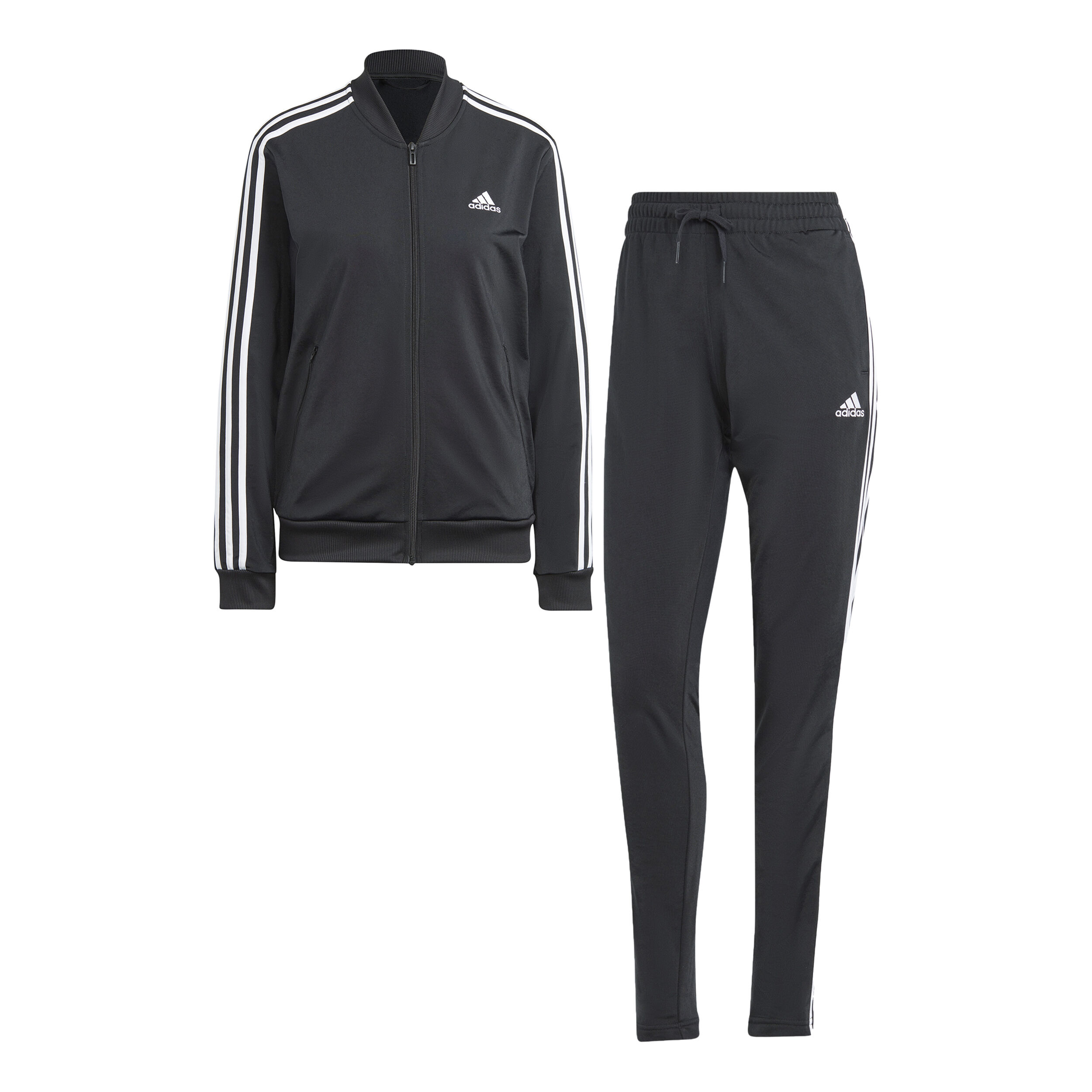 Buy adidas 3 Stripes Tuta Da Allenamento Donna Nero Bianco online