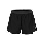 Abbigliamento Racket Roots Racket Roots Teamline 2in1 Pantaloncino Attillato Donna-Nero