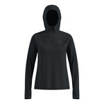 Abbigliamento Odlo Odlo X-Alp Midlayer Camicia Da Corsa Donna-Nero