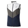 Club Gilet Donna-Blu,Bianco