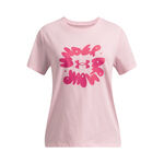 Abbigliamento Da Tennis Under Armour Ua Bubble Wordmark Ss-Wht
